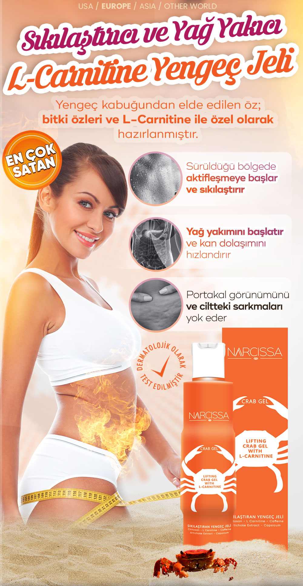 Narcissa Jel, Crab gel Yengeç jeli Resmi Satış Sitesi.